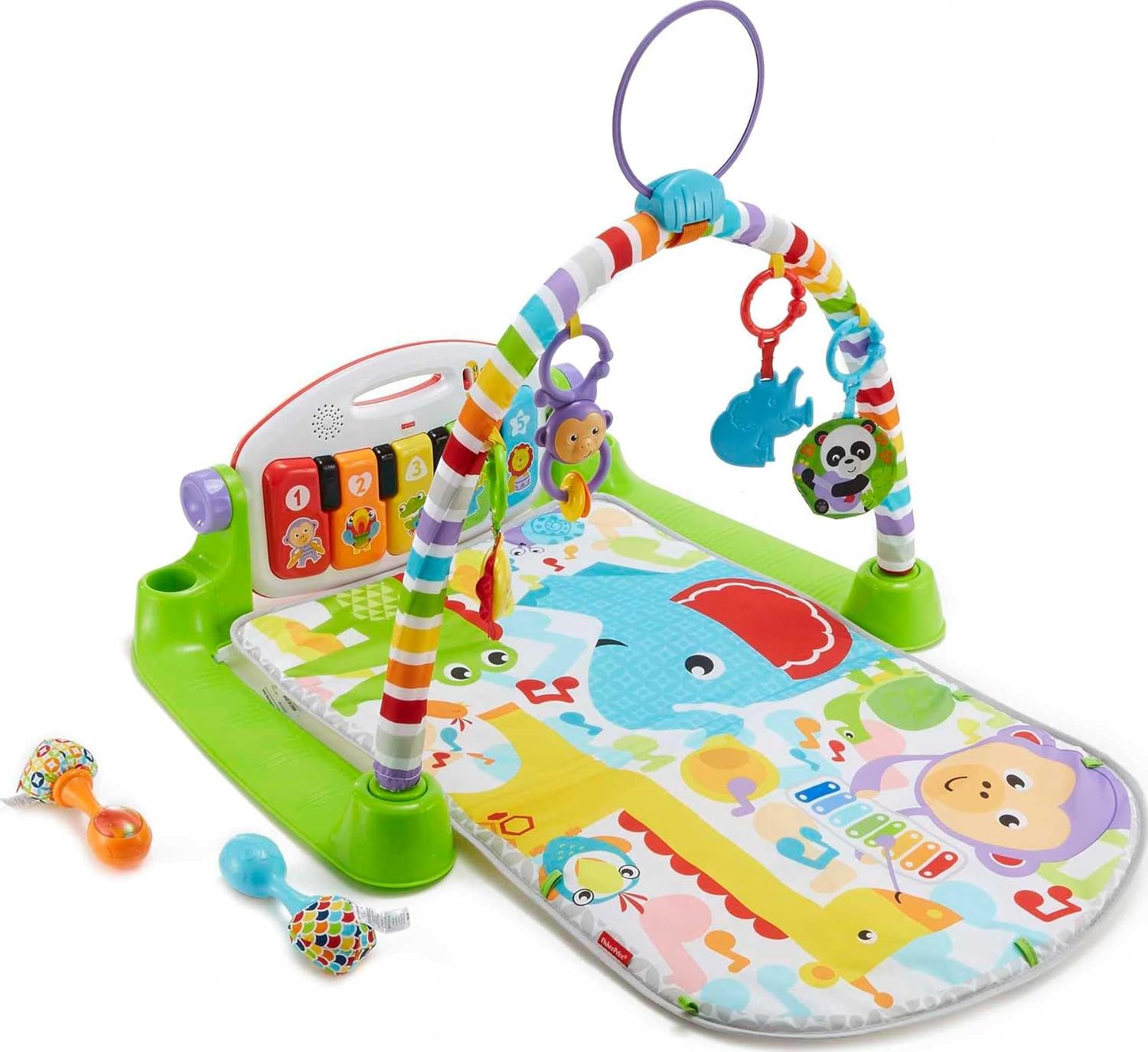 Fisher-Price Deluxe Kick & Play Piano Gym - Baby Learning Toy
