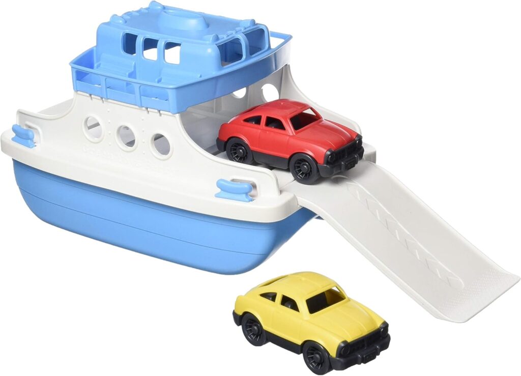 Green Toys Ferry Boat with Mini Cars