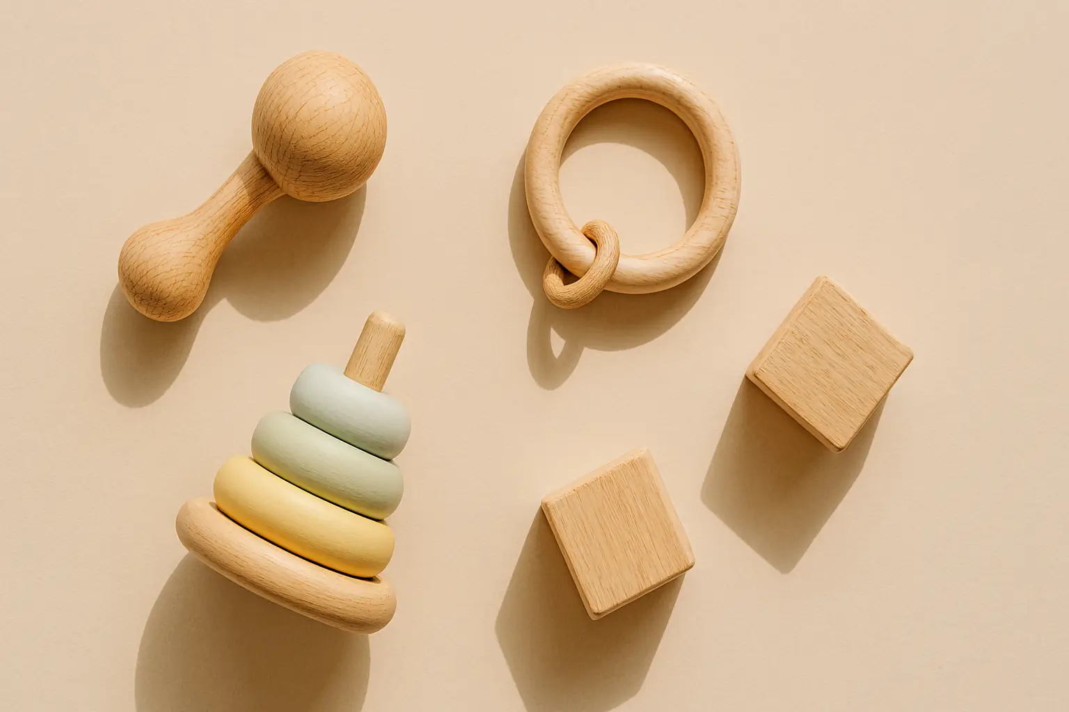 Wooden Toys for Babies Under 1 Year — Safe, Sustainable & Developmental